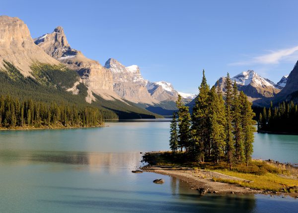 Spirit Island, lac Maligne, parc national Jasper, Alberta, Canada