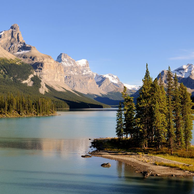 Spirit Island, lac Maligne, parc national Jasper, Alberta, Canada