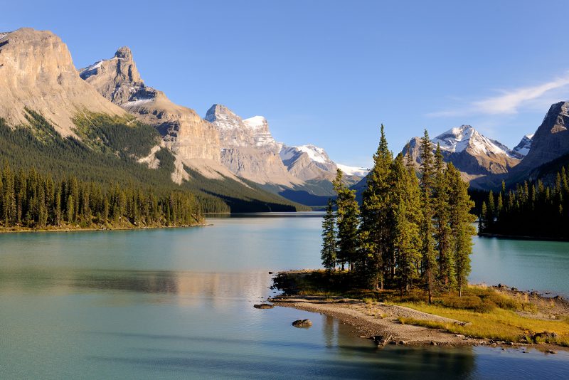 Spirit Island, lac Maligne, parc national Jasper, Alberta, Canada